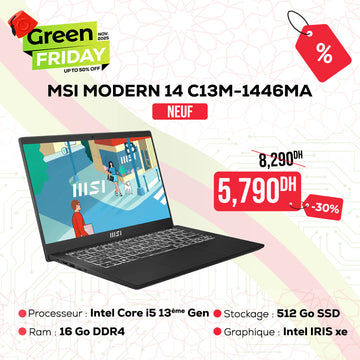MSI MODERN 14 C13M-1446MA Intel Core i5 13ème Gen