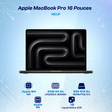 Apple MacBook Pro 16 pouces Apple M4 Pro