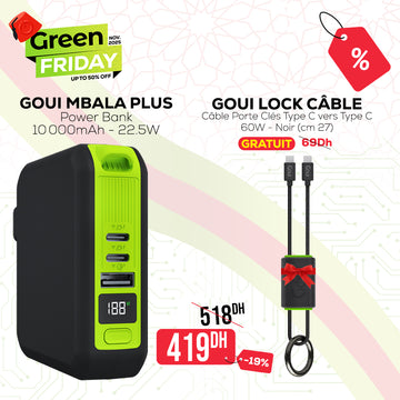 Goui Mbala Plus Power Bank 10 000mAh - 22.5W