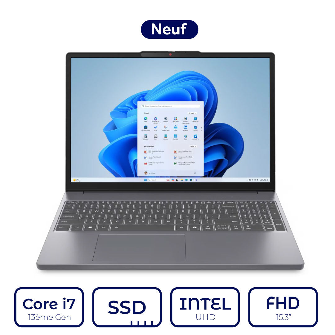 Lenovo Ideapad Slim 3 15IRH10 Core i7 13ème Gen