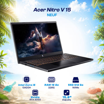 Acer Nitro V 15 Core i5 13ème Gen NVIDIA GeForce RTX 3050 6Go