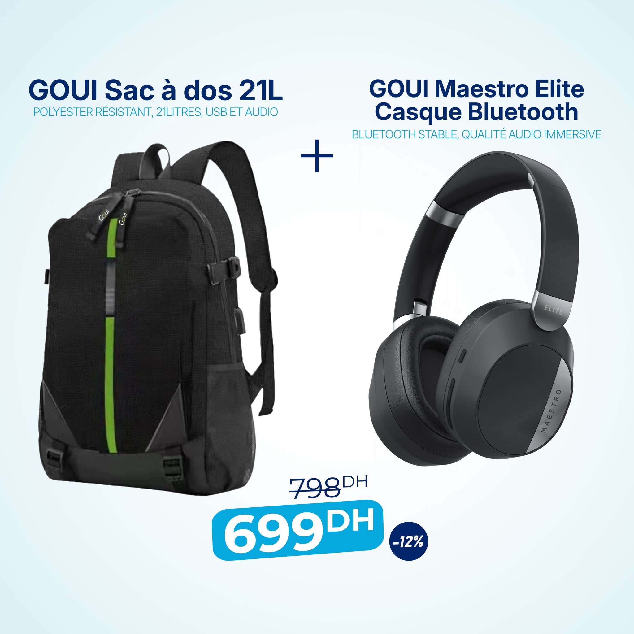 Pack Maestro Elite avec Sac à dos 21L