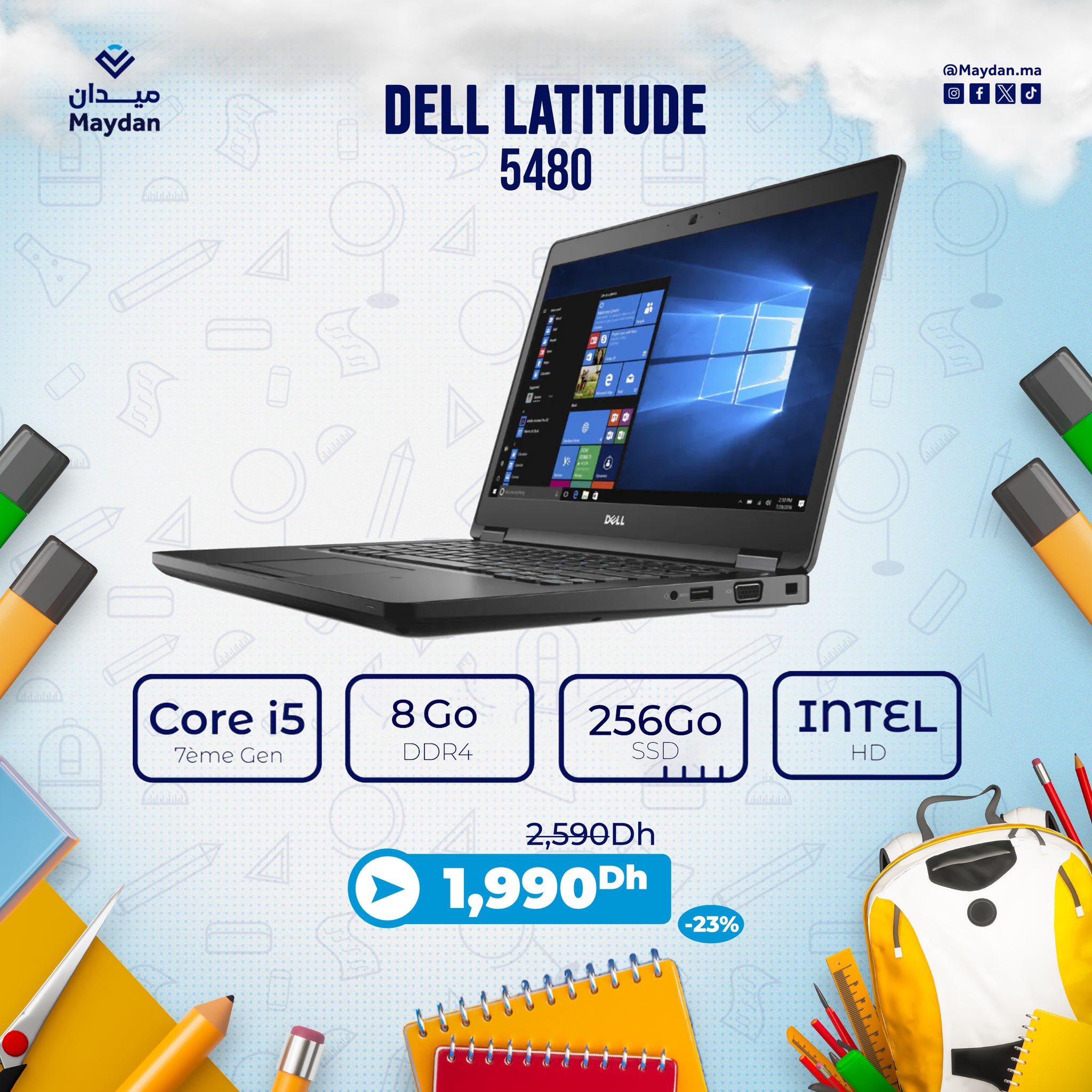 DELL Latitude 5480 Intel Core i5 7ème Gen