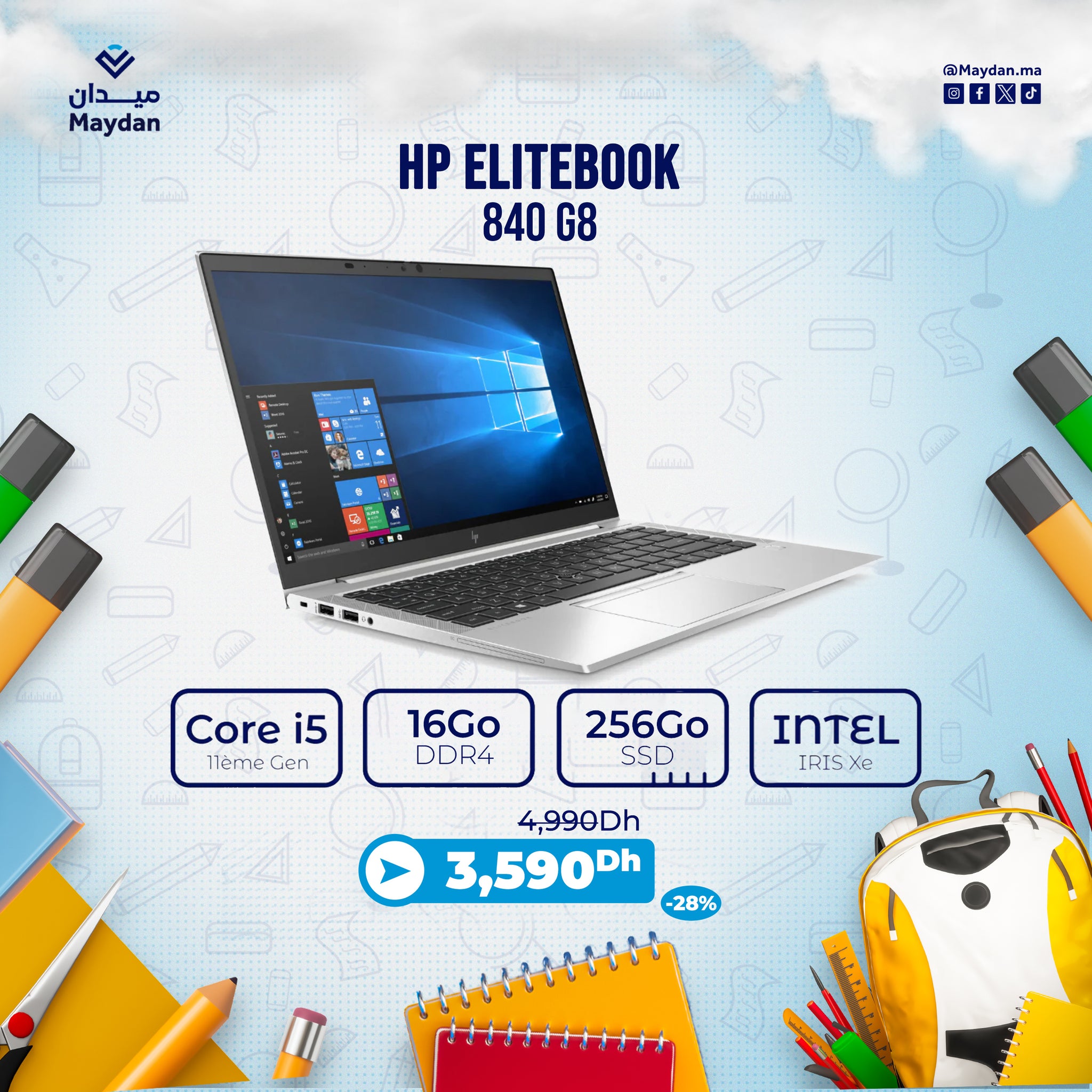 HP EliteBook 840 G8 Core i5 11ème Gen