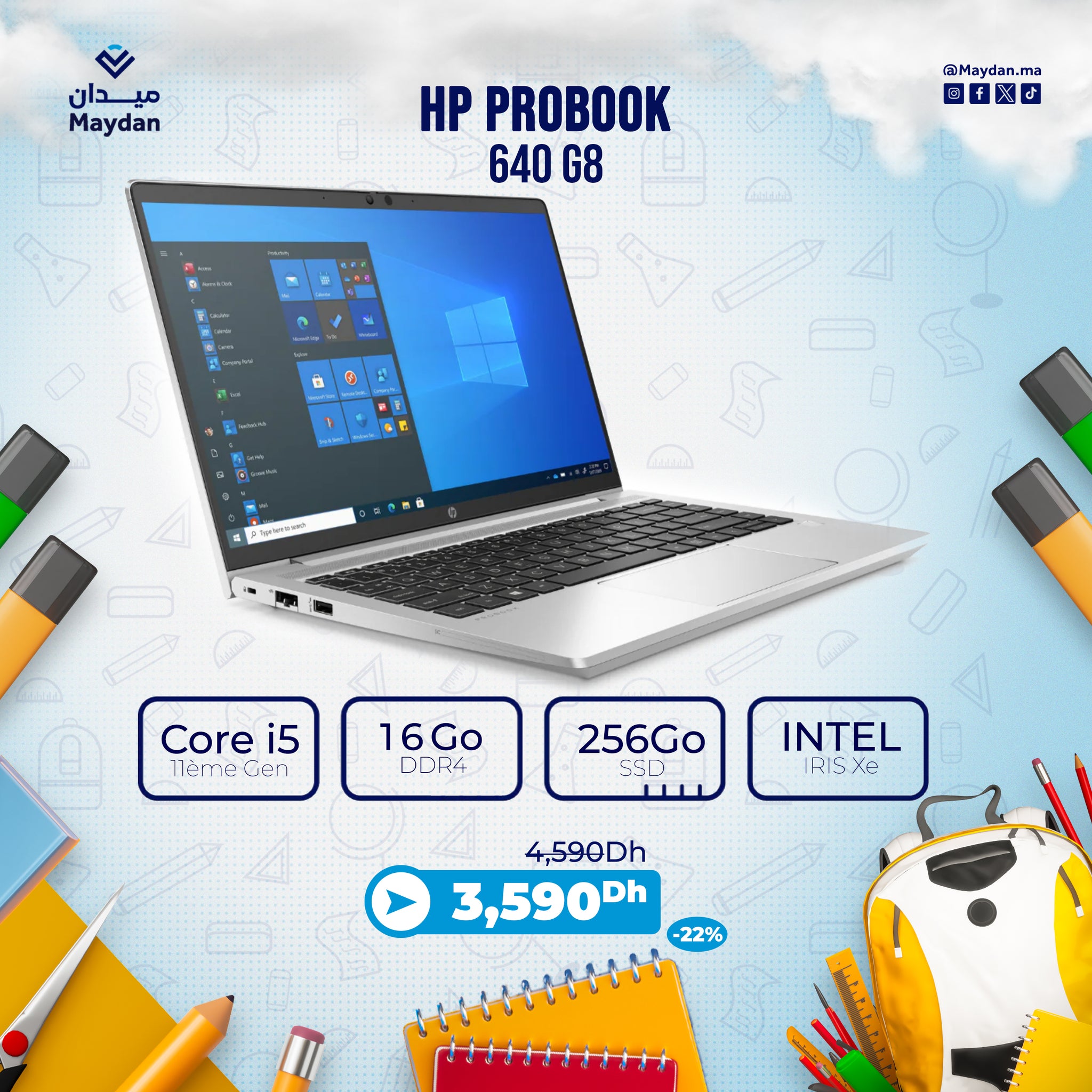 HP ProBook 640 G8 Intel Core i5 11ème Gen