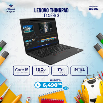 Lenovo ThinkPad T14 Gen 3 Intel i5 12ème Gen