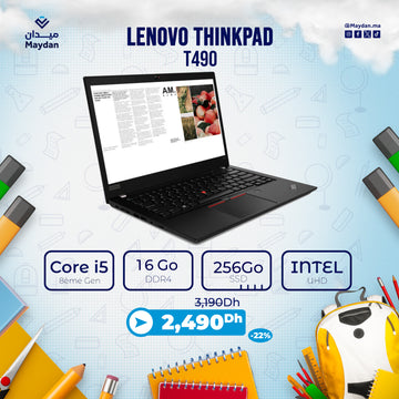 Lenovo ThinkPad T490 Intel Core i5 8ème Gen