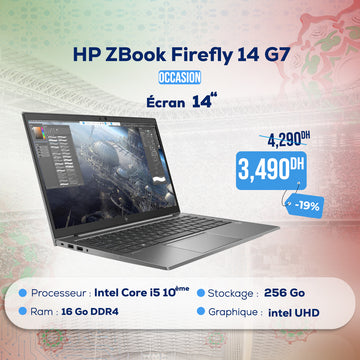 HP ZBook Firefly 14 G7 Intel Core i5 10ème Gen | Prix Maroc