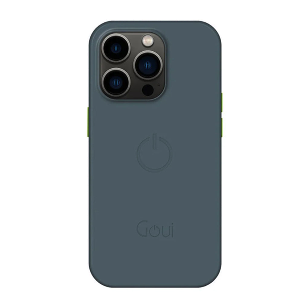 Goui Coque Magnetique iPhone 14 Pro Max couleur Gris acier