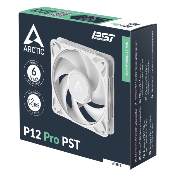 Arctic P12 Pro PST Blanc
