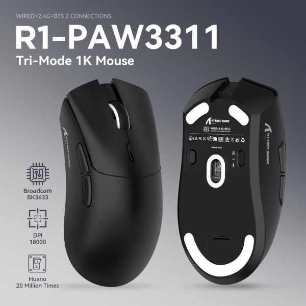 ATTACK SHARK R1 (Black)