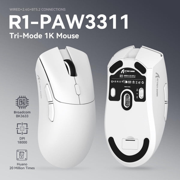 ATTACK SHARK R1 (White)