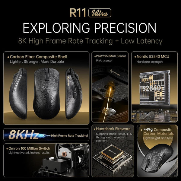 ATTACK SHARK R11 ULTRA (Weave Black)
