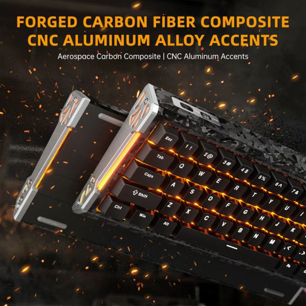 ATTACK SHARK R68 HE Rapid Trigger Keyboard Magnetic Switch ( Black)
