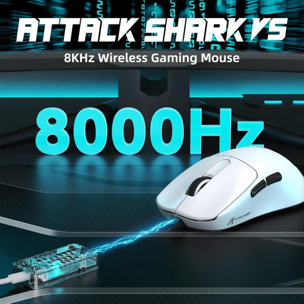ATTACK SHARK V5 (White)