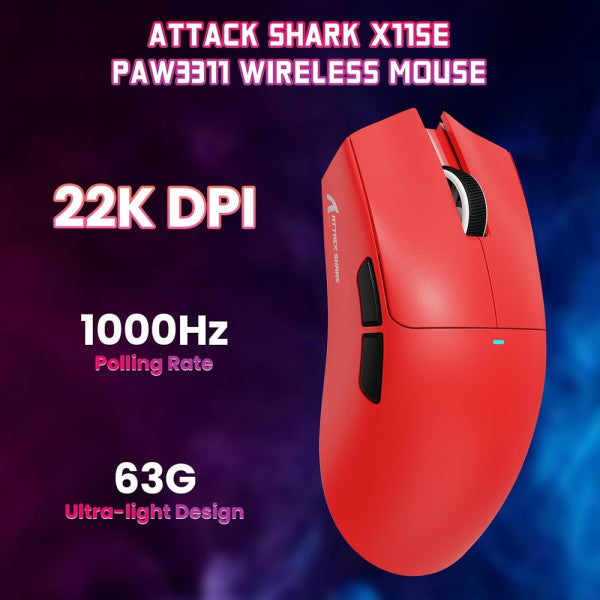 ATTACK SHARK X11 SE (Red)