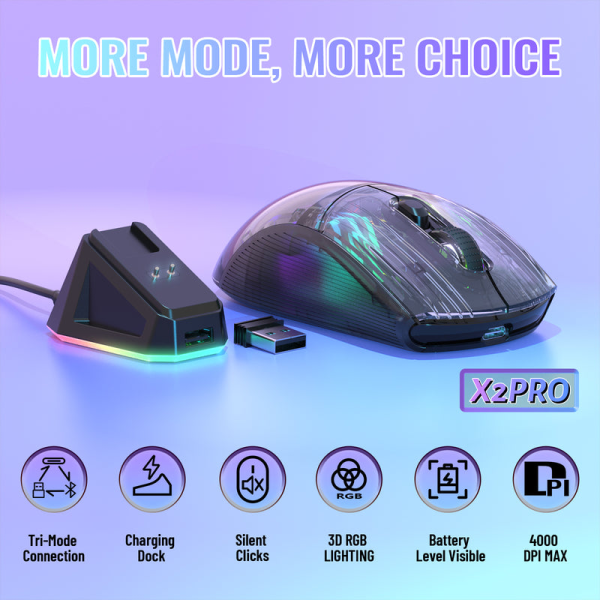 ATTACK SHARK X2 Pro (Black)