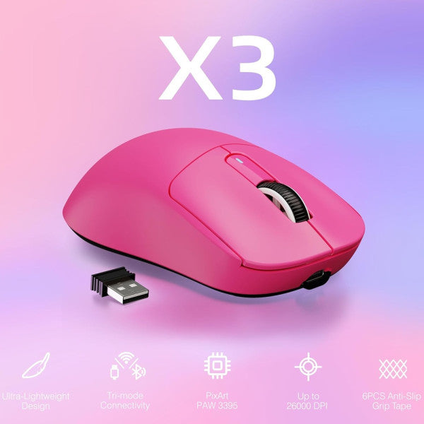 ATTACK SHARK X3 (Berry Red)