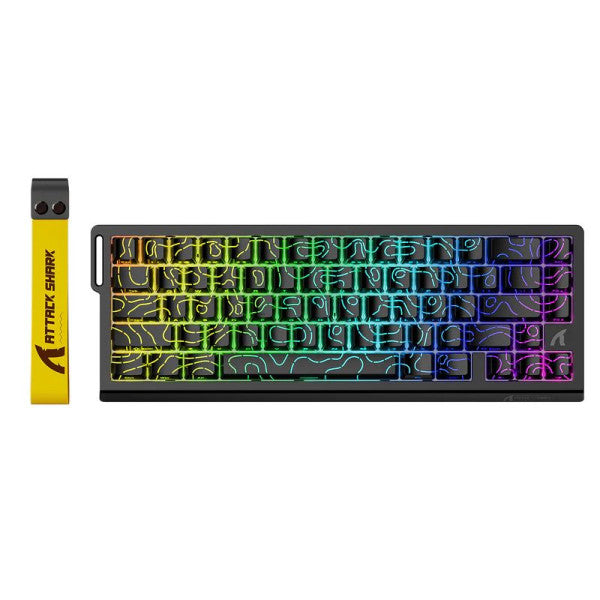 ATTACK SHARK X68 HE Magnetic Switch (Black Contours)