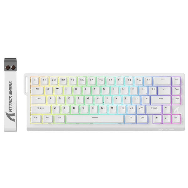ATTACK SHARK X68 HE Magnetic Switch ( White)
