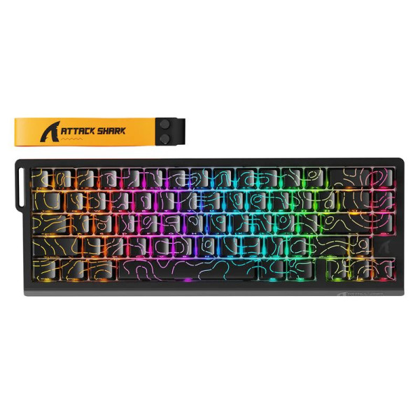 ATTACK SHARK X68 PRO HE Wireless Magnetic Switch (Black Contours)