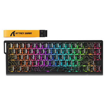 ATTACK SHARK X68 PRO HE Wireless Magnetic Switch (Black Contours)