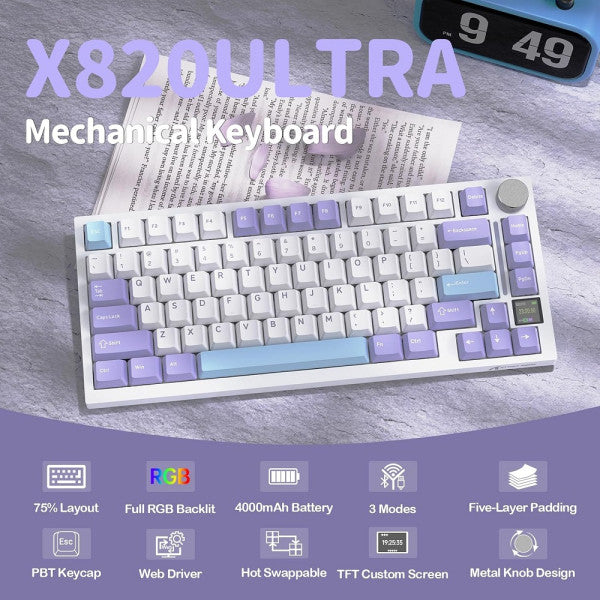 ATTACK SHARK X820 Ultra Shark Switch (Lavender)