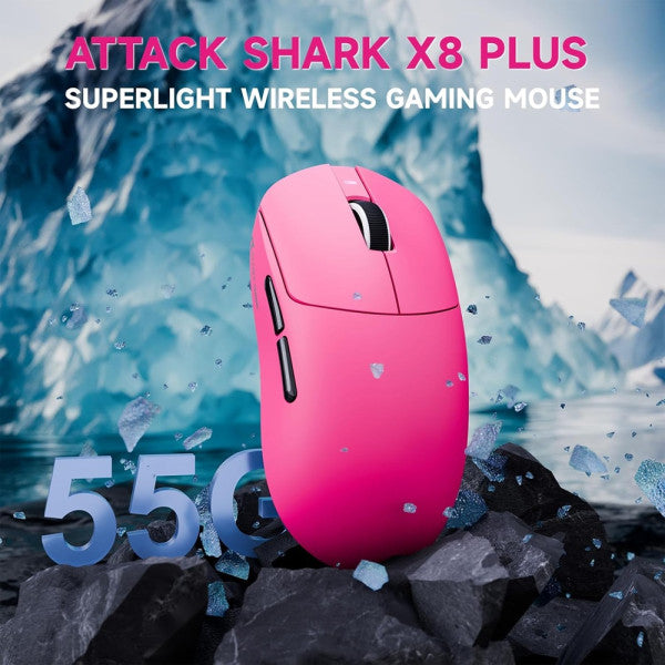 ATTACK SHARK X8PLUS (Berry Red)