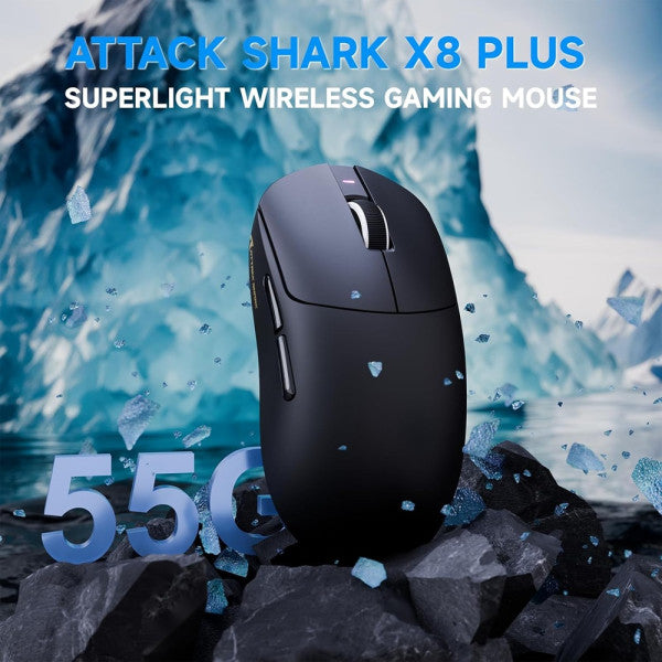 ATTACK SHARK X8PLUS (Black)