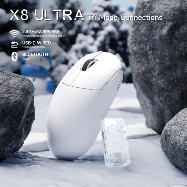 ATTACK SHARK X8ULTRA (White)