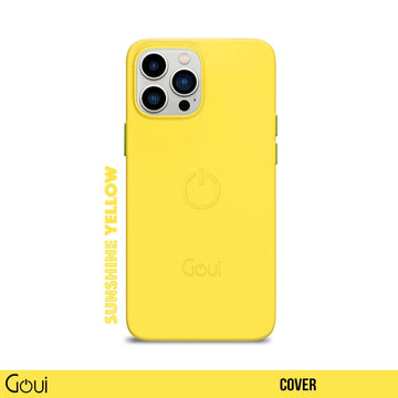 Goui Coque iPhone 15 Pro Jaune soleil avec MagSafe