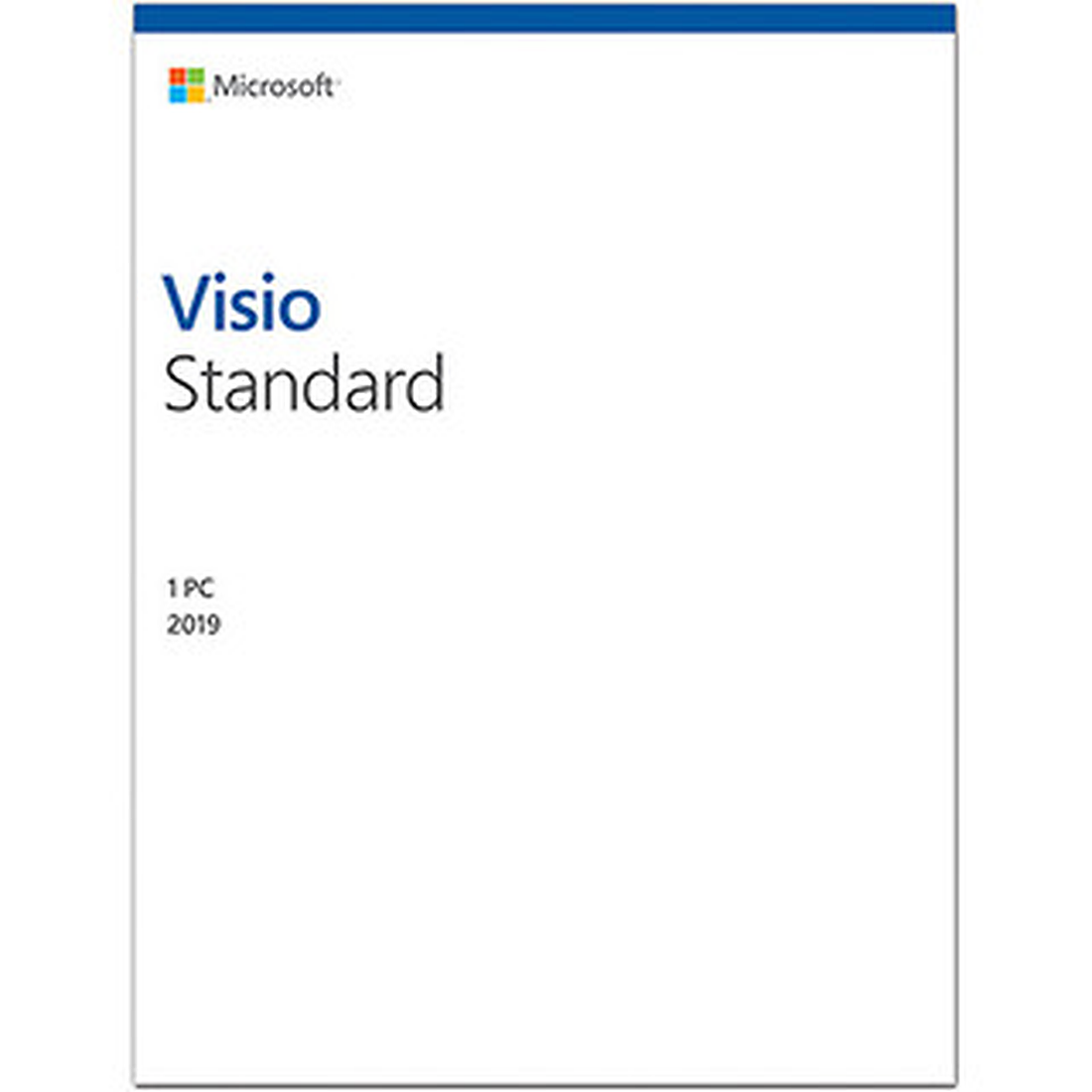 MS Visio Std 2019 32/64 French Africa/Caribbean Only EM DVD
