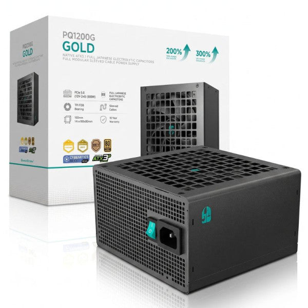 DeepCool PQ1200G 80PLUS GOLD 1200W Black