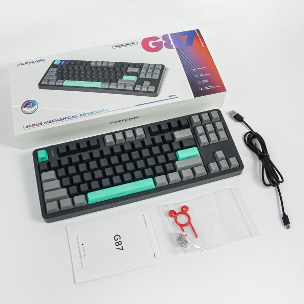 Furycube G87 GRAY (RED Switch)