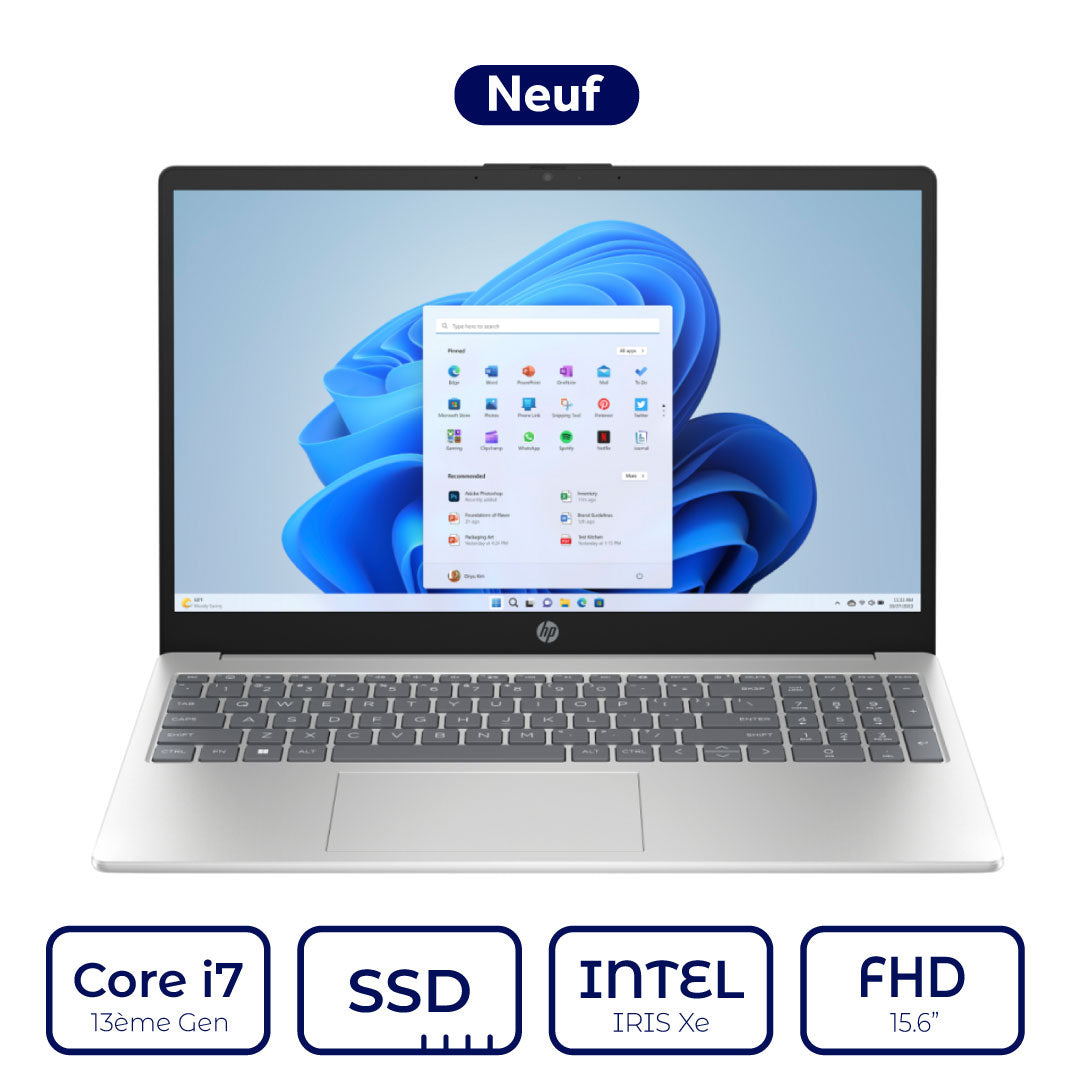 HP 15-fd0482nk Intel Core i7 13ème Gen