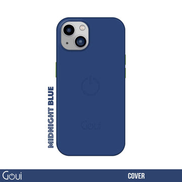 Goui Coque iPhone 15 Plus Bleu nuit avec MagSafe