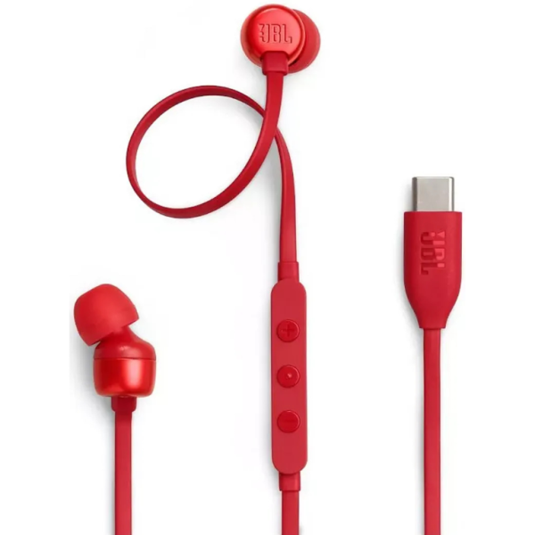 JBL Ecouteurs Tune 310C Rouge