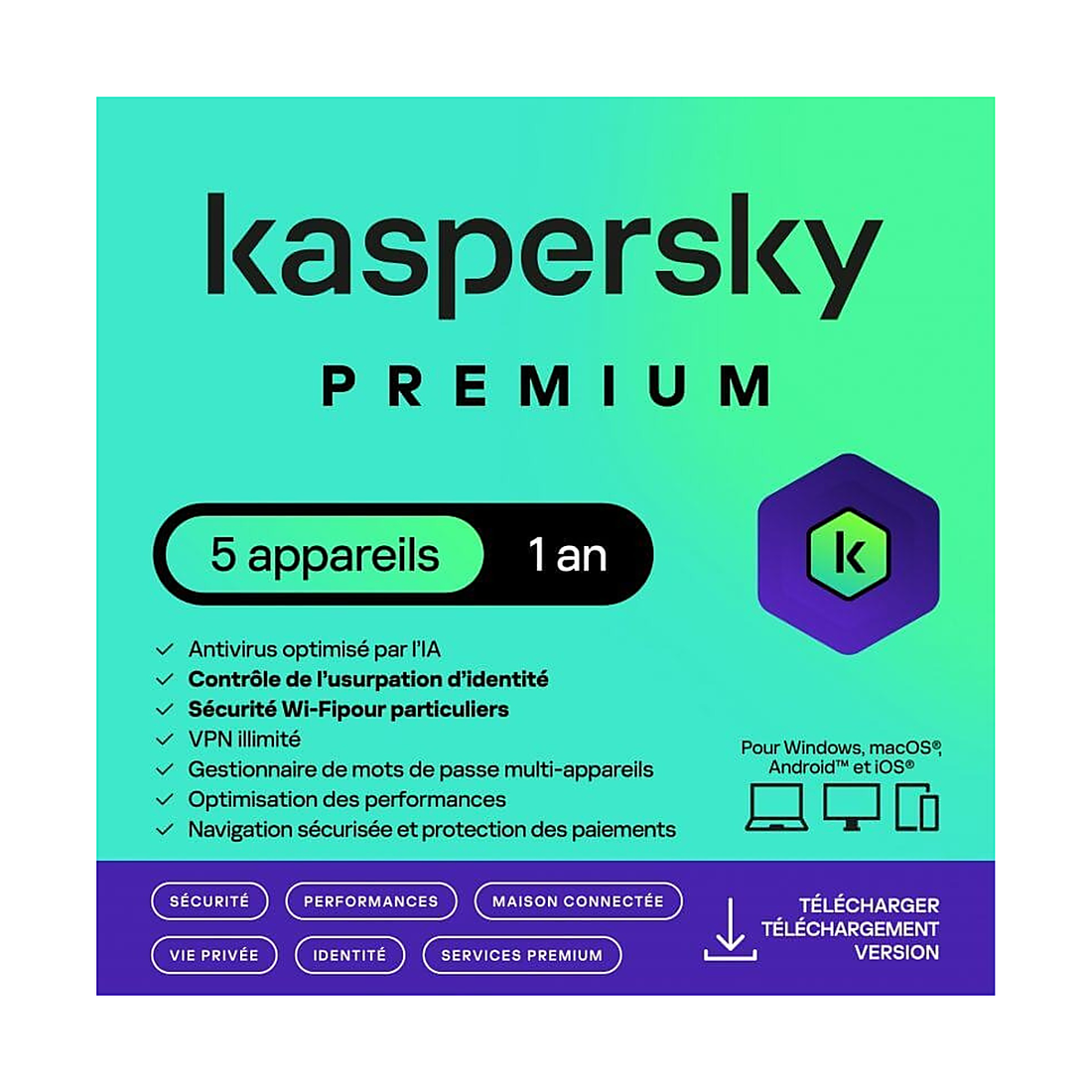 KASPERSKY Premium_5dev_1y_FFP_inclCD_MAG