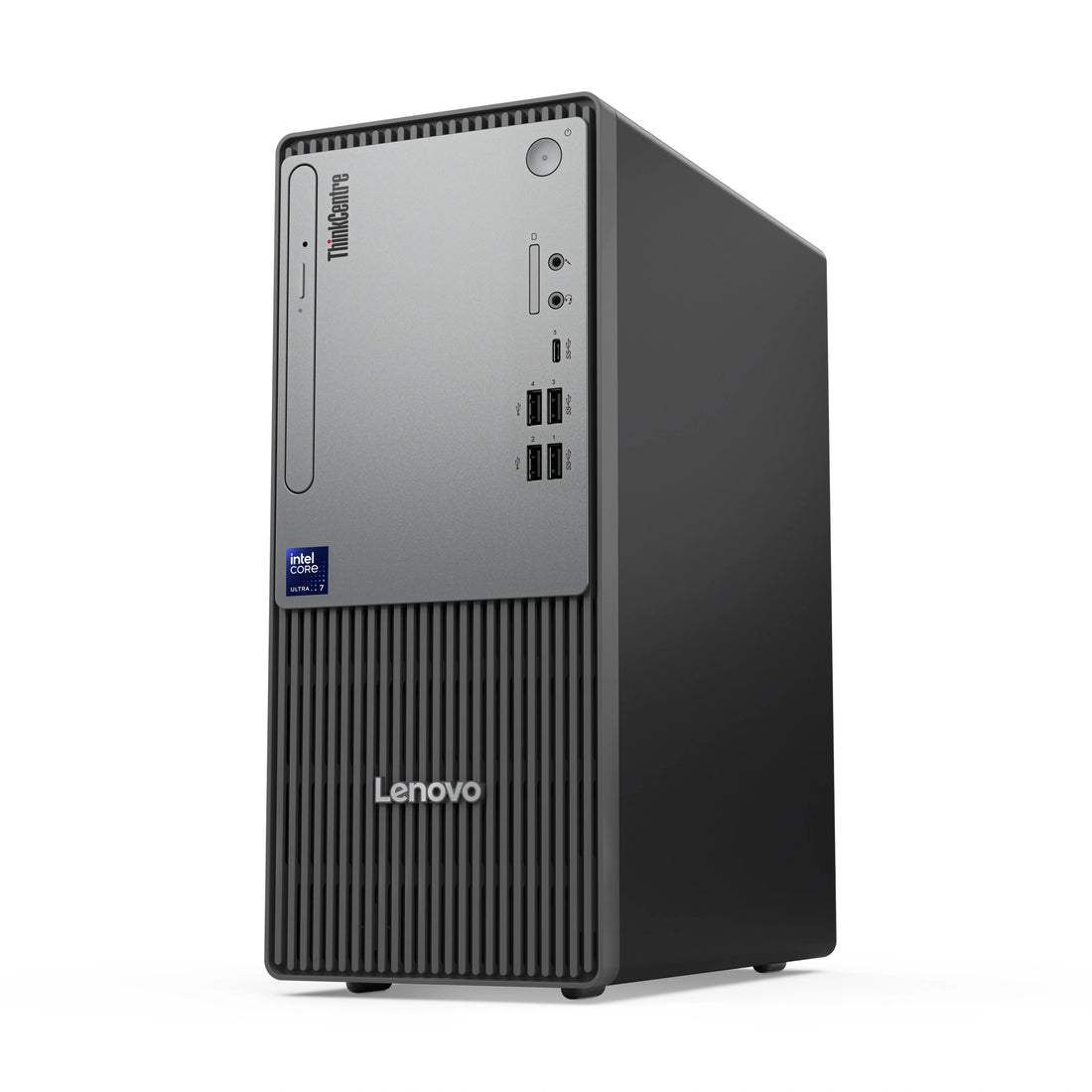 Lenovo ThinkCentre Neo 50t Gen 6 Tower - Core Ultra 5 225 - 8 Go / 512 Go SSD - FreeDOS - vue principale angle gauche | Maydan.ma