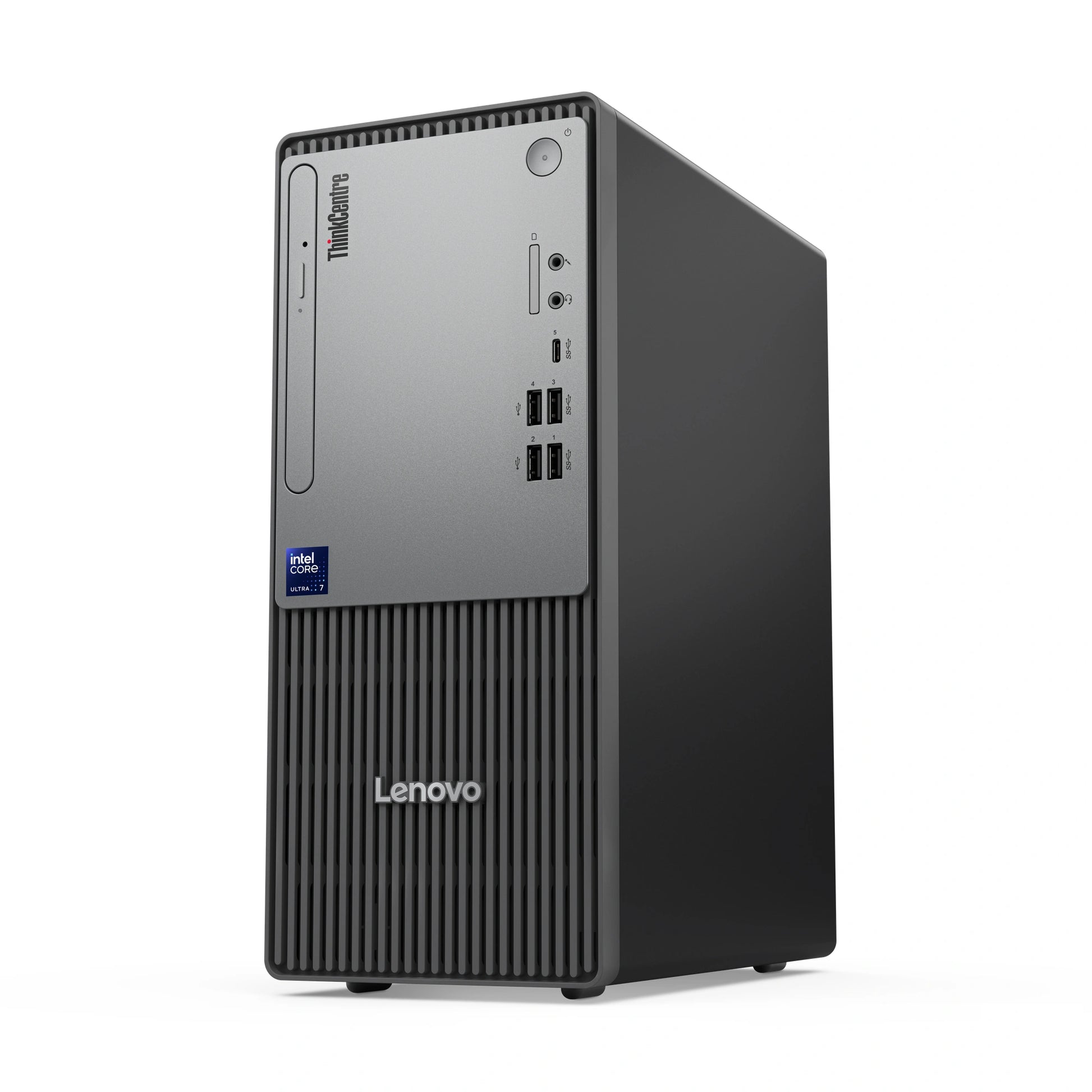 Lenovo ThinkCentre Neo 50t Gen 6 Tower - Core Ultra 5 225 - 8 Go / 512 Go SSD - FreeDOS - vue principale angle gauche | Maydan.ma