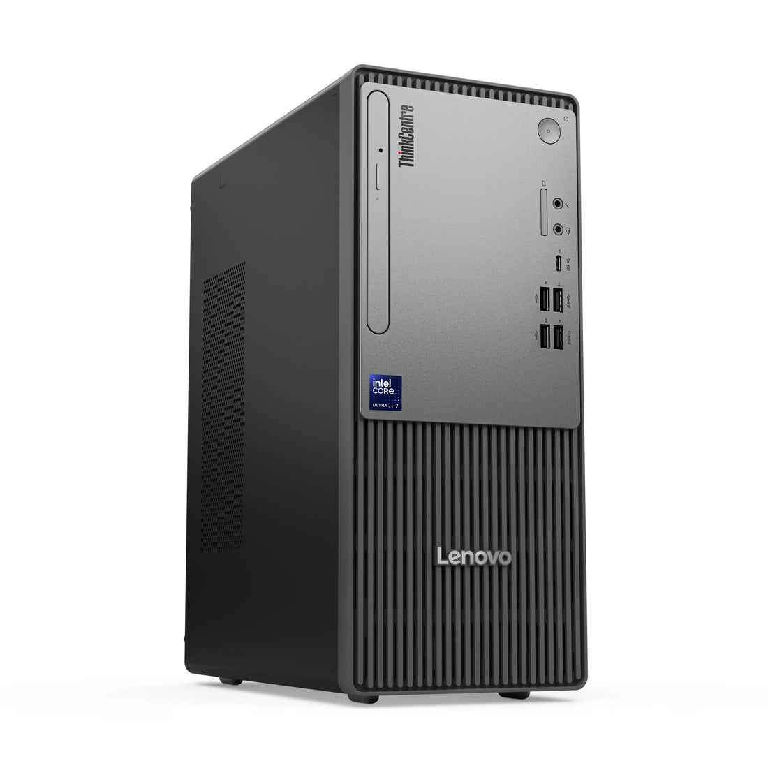 Lenovo ThinkCentre Neo 50t Gen 6 Tower - Core Ultra 5 225 - 8 Go / 512 Go SSD - FreeDOS - vue principale angle gauche | Maydan.ma