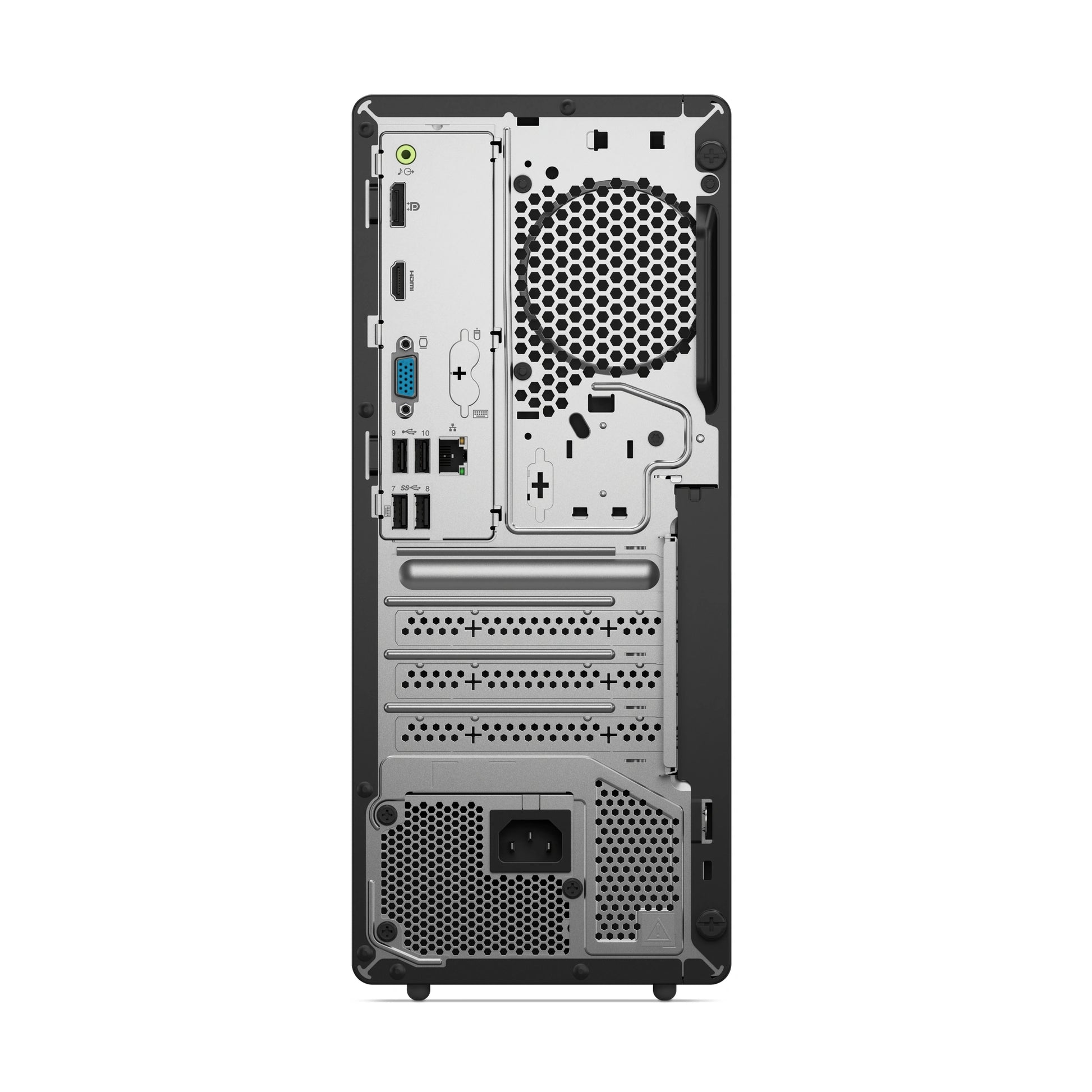 Lenovo ThinkCentre Neo 50t Gen 6 Tower - Core Ultra 5 225 - 8 Go / 512 Go SSD - FreeDOS - vue arrière connectique | Maydan.ma