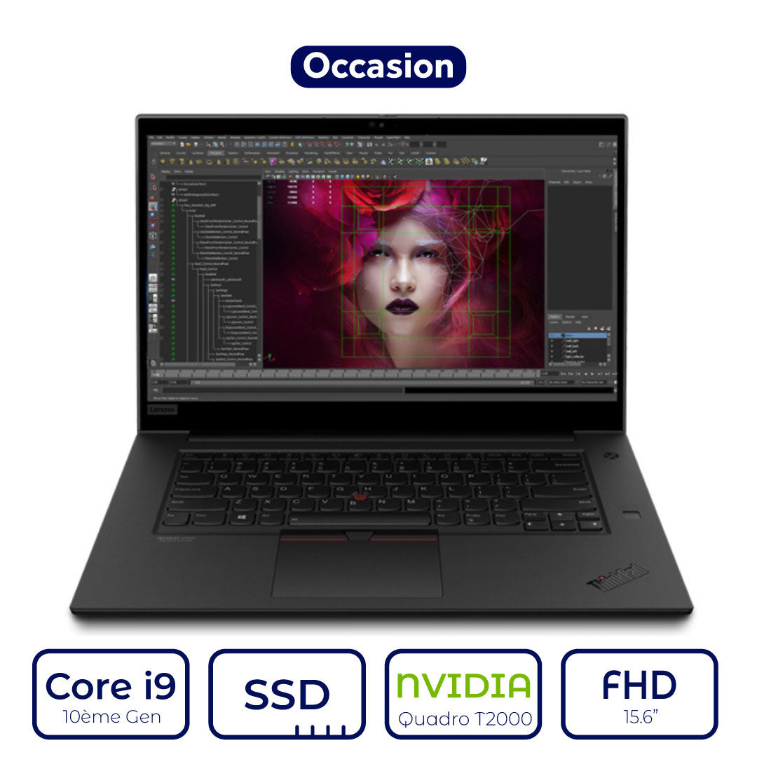 Lenovo ThinkPad P1 Gen 3 intel Core i9 10ème Gen NVIDIA Quadro T2000 4GB