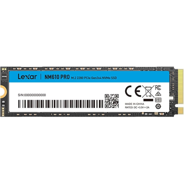 Lexar NM610 PRO M.2 PCIe Gen3x4 NVMe 2TB