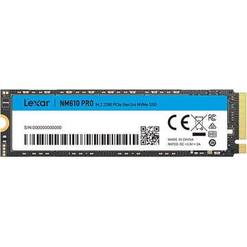 Lexar NM610 PRO M.2 PCIe Gen3x4 NVMe 2TB