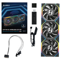 Lian Li UNI Fan SL Wireless LCD Reverse 120 Black (Triple Pack)