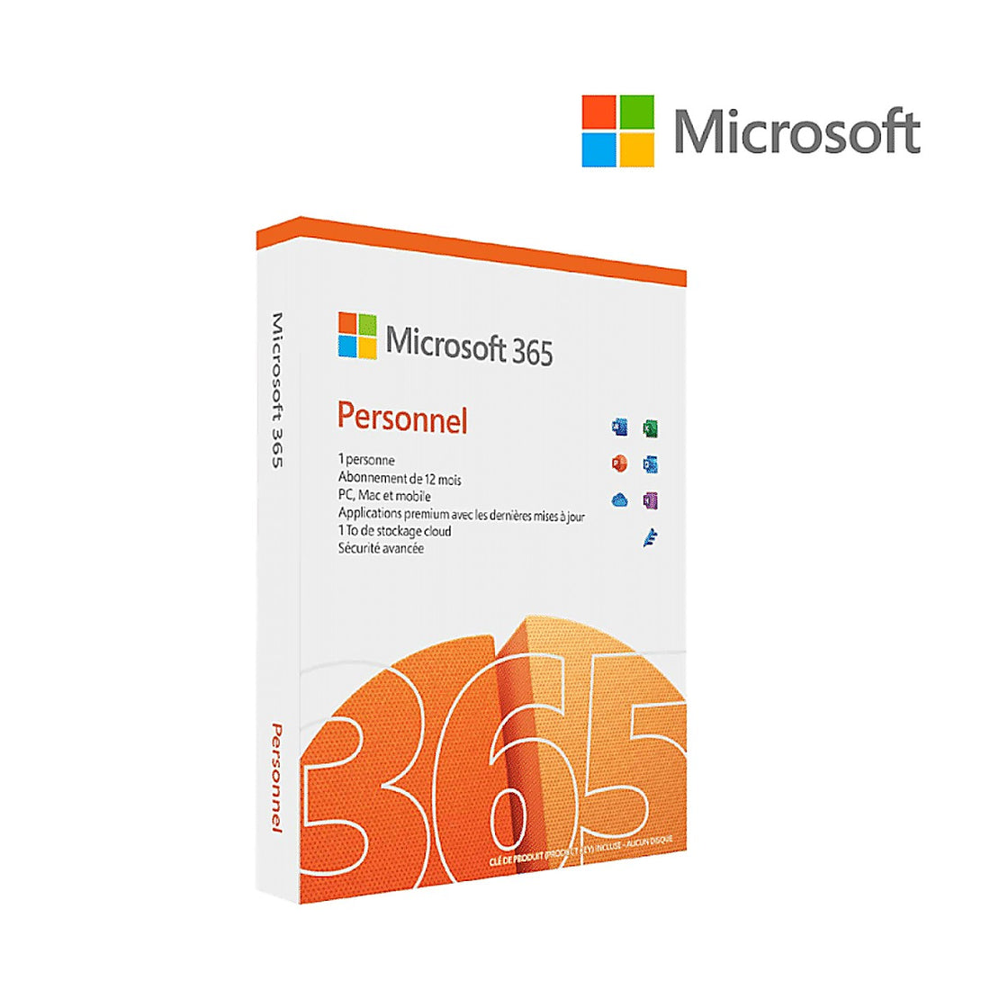 Microsoft MS365 Personnel Français – 1 an – 1PC