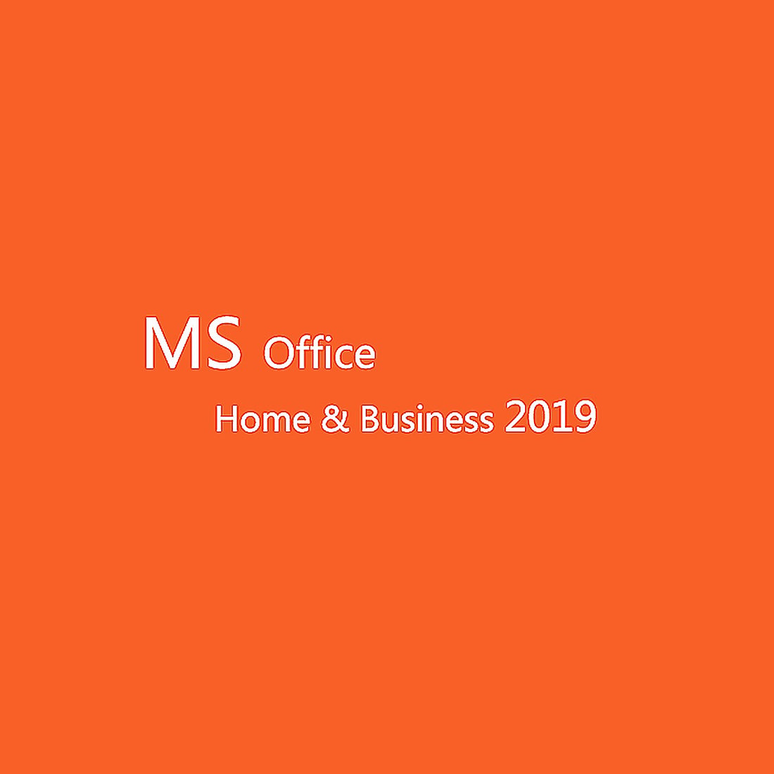 Microsoft Office Home and Business 2019 - Clés Officielles Boîte