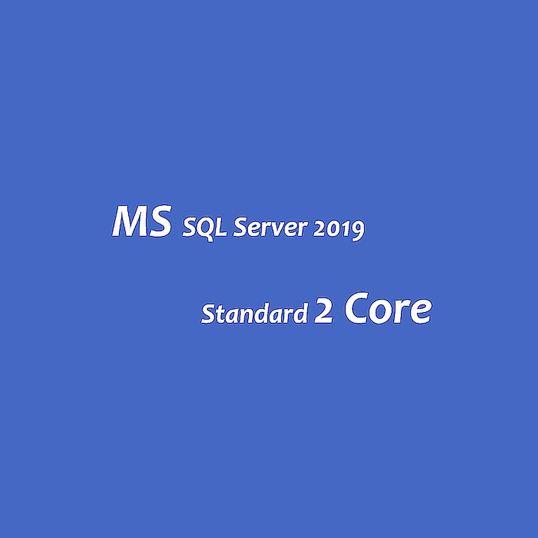 Microsoft SQL Server 2019 Standard 2 Cœurs - Clés Officielles Boîte