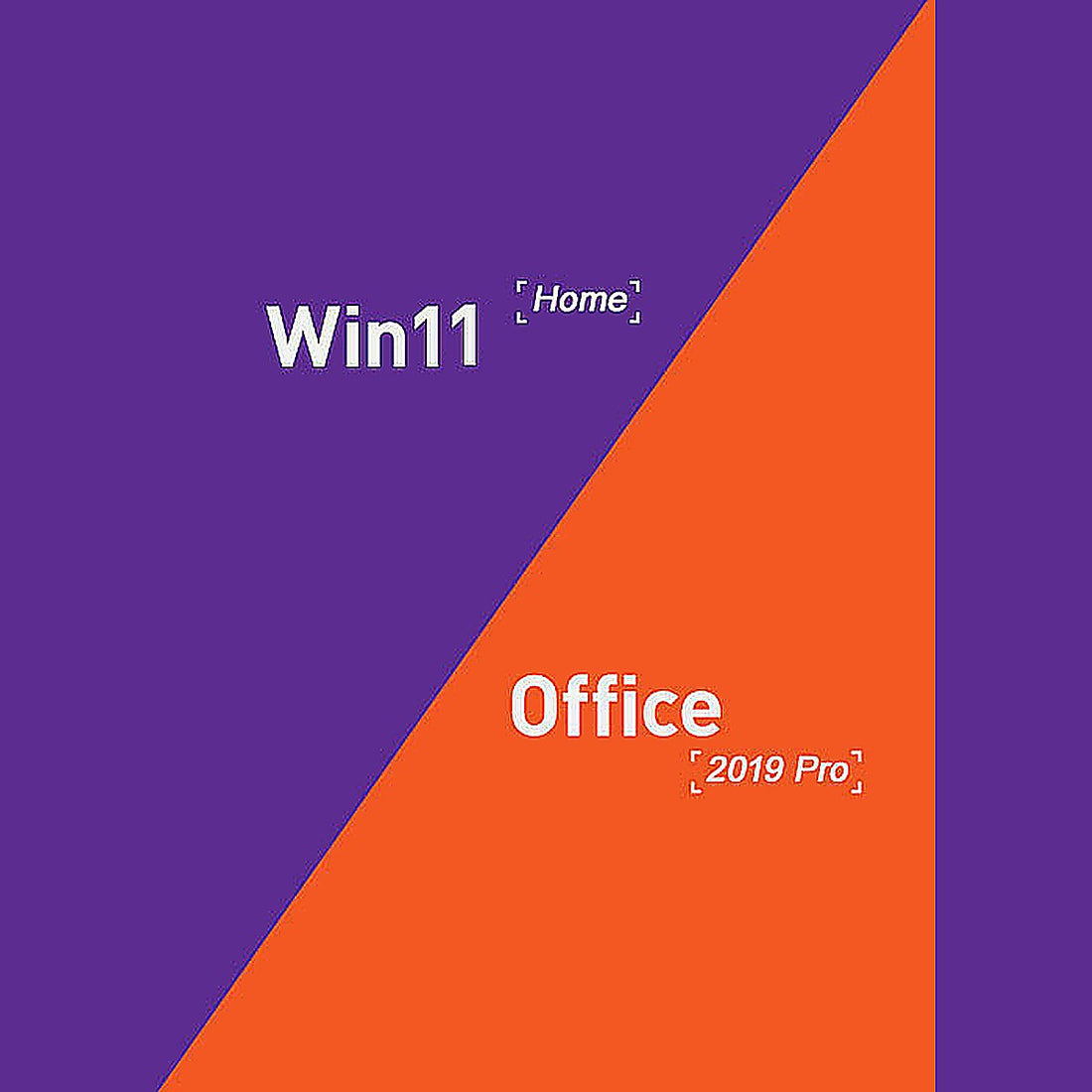 Pack Microsoft Windows 11 Home + Office 2019 Professionnel Plus - Licences Officielles Boîte